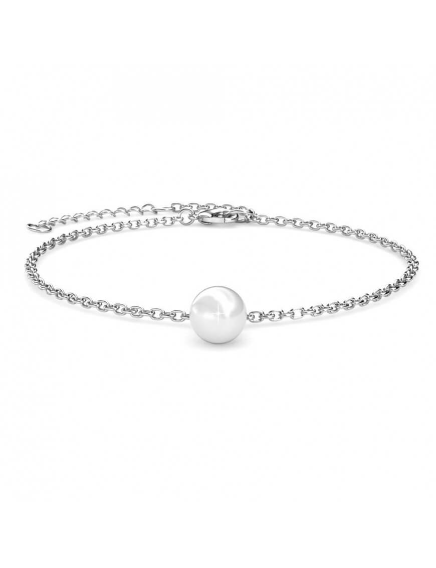Minimalistisches Kristall-Perlenarmband
