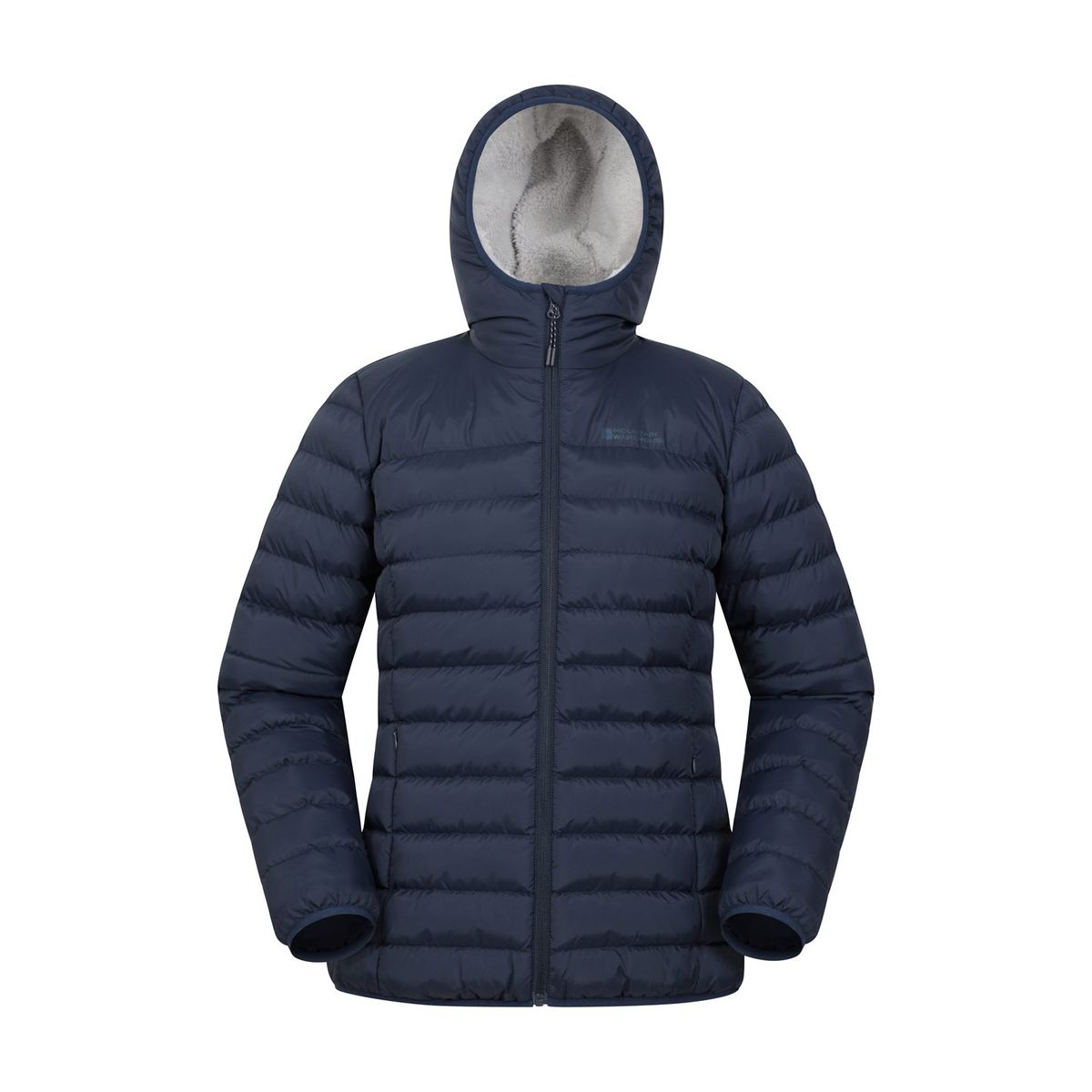 Gesteppte Jacke mit Kunstfellfutter
