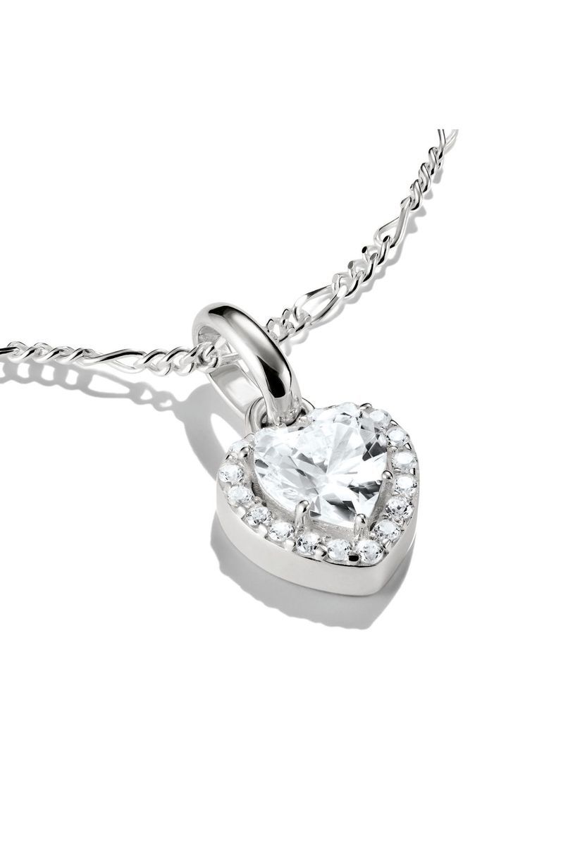 Funkelnder Herz-Halo Charm-Anhänger
