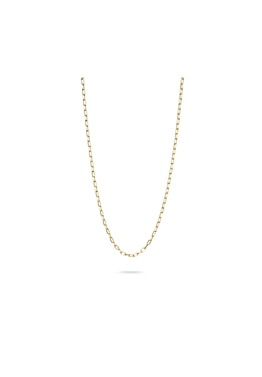 Elegante vergoldete Paperclip-Halskette