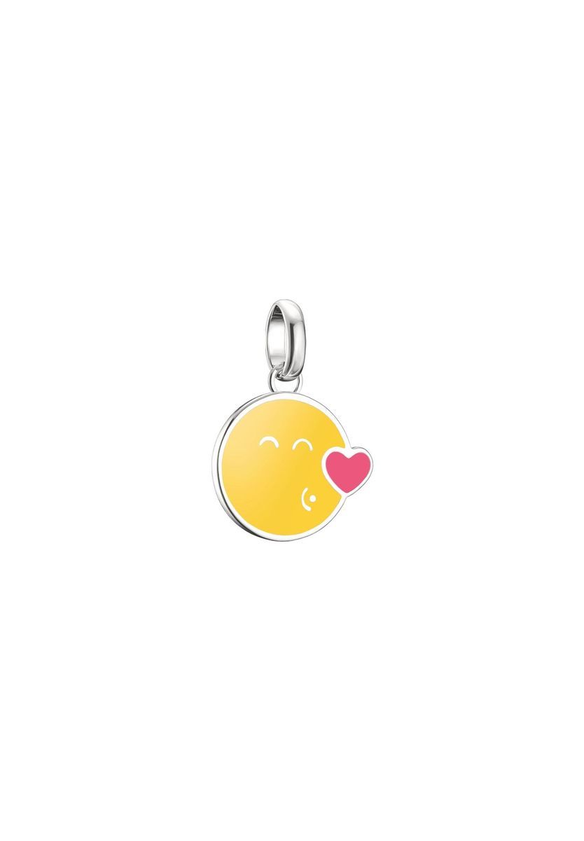 Küssender Smiley Herz Charm