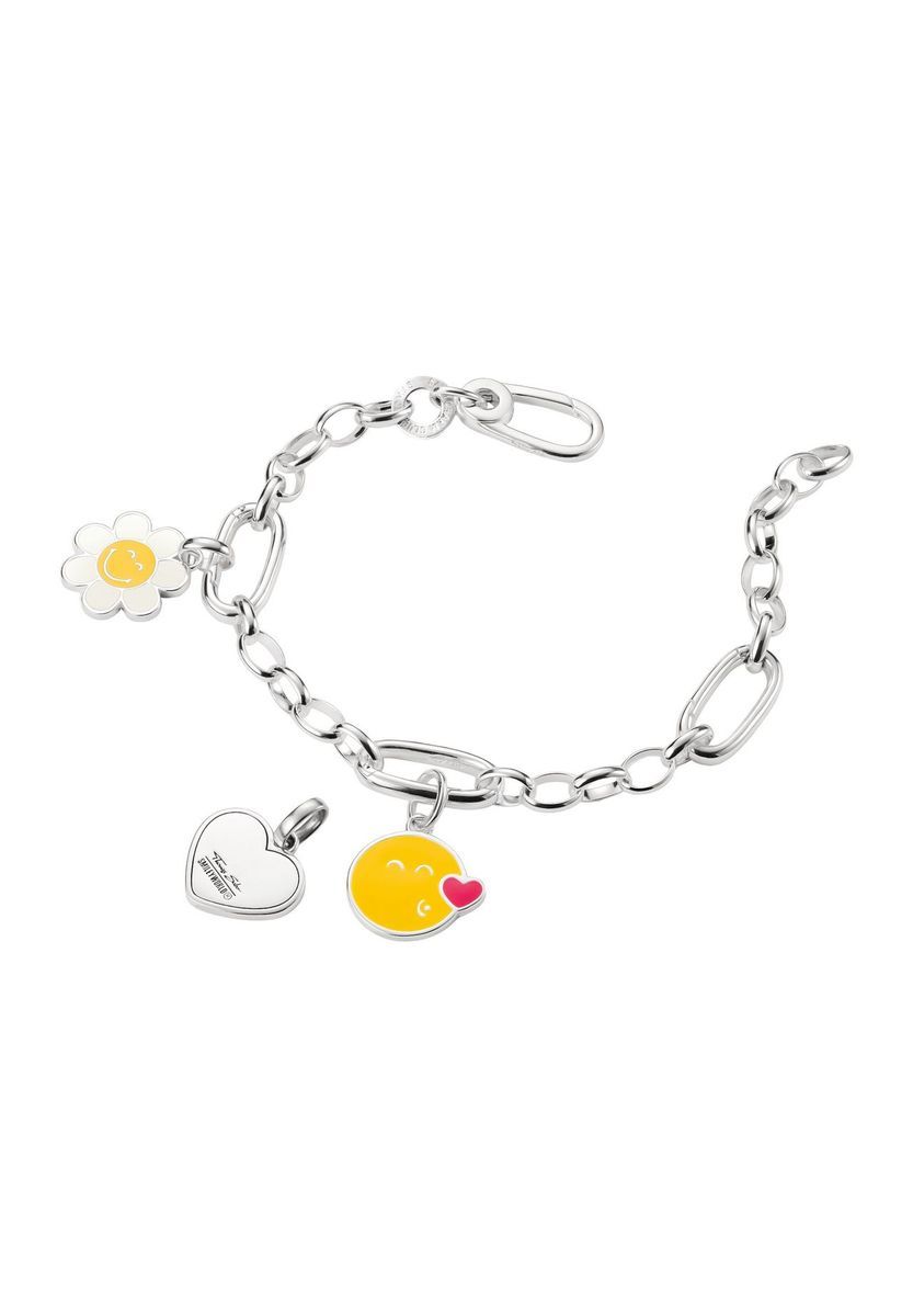 Küssender Smiley Herz Charm