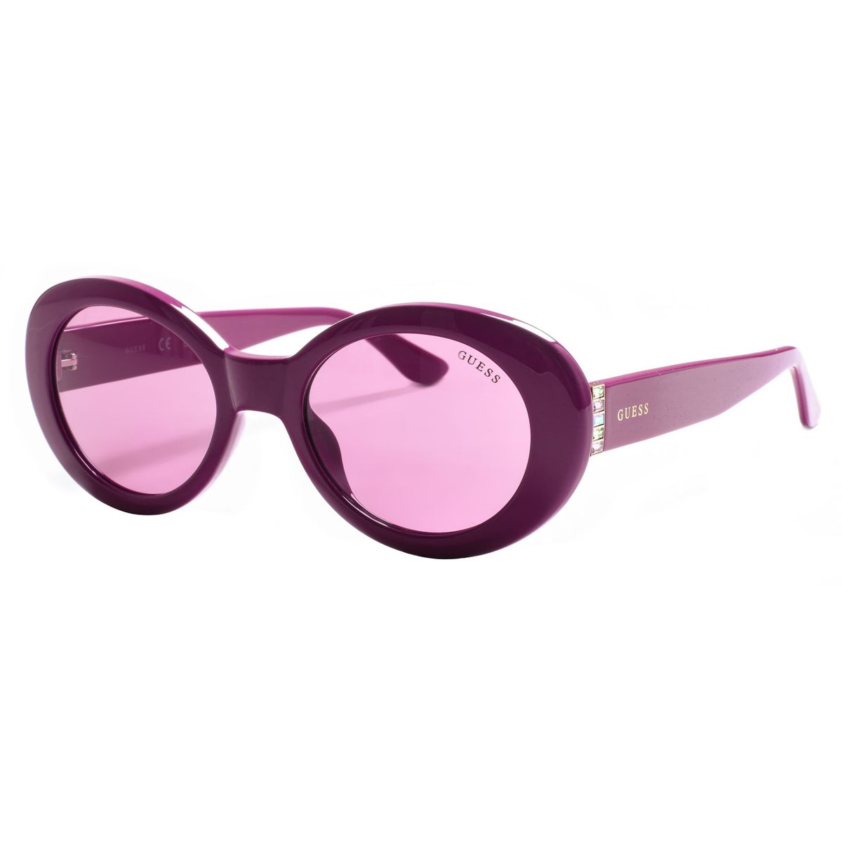 Retro-Sonnenbrille mit ovalem Rahmen