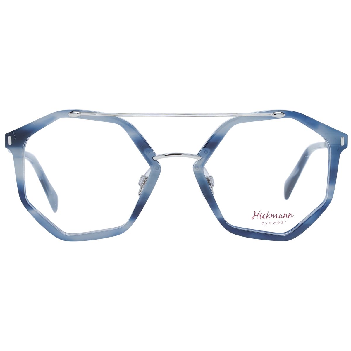 Geometrische Acetatbrille mit Doppelsteg