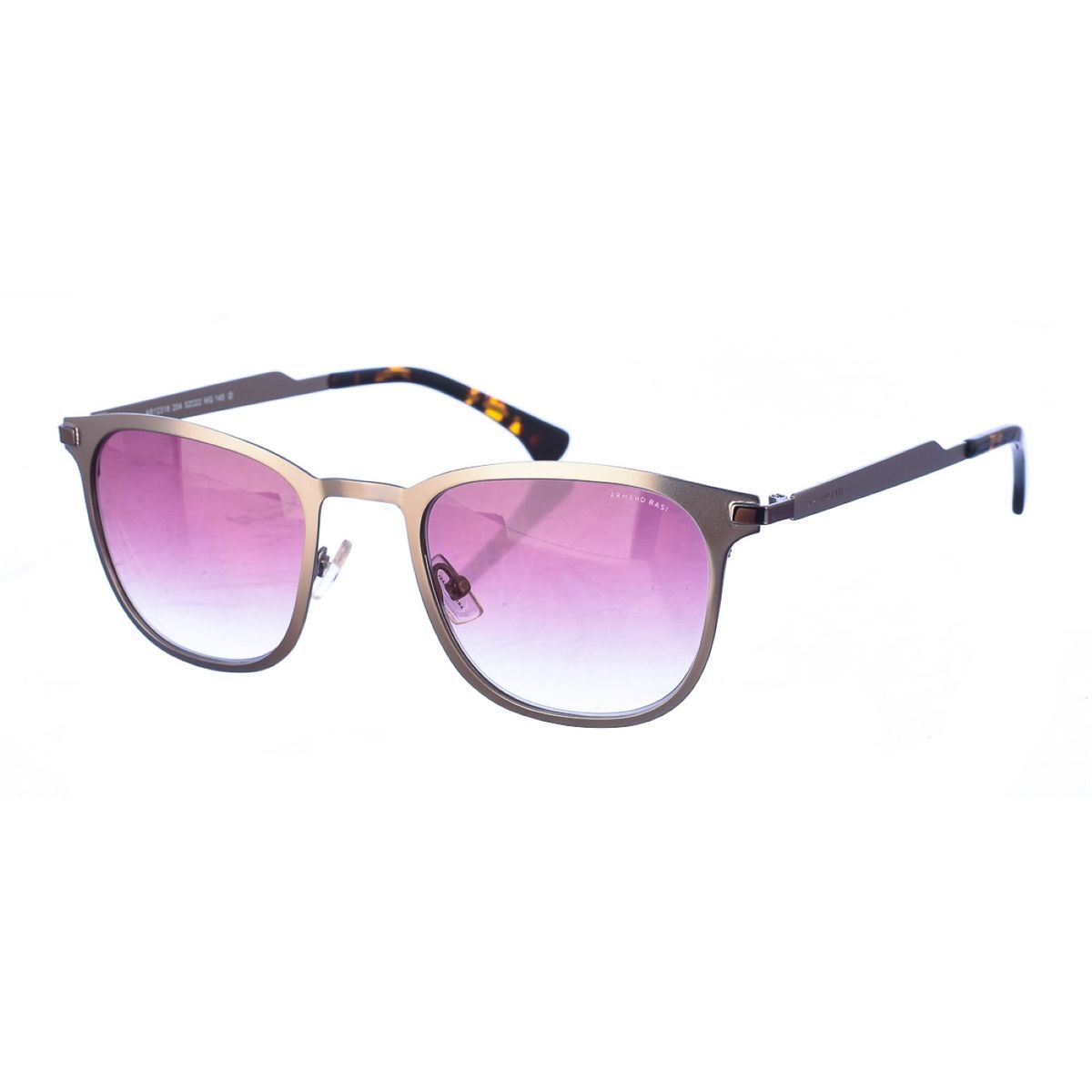 Elegante ovale Sonnenbrille mit Metallrahmen