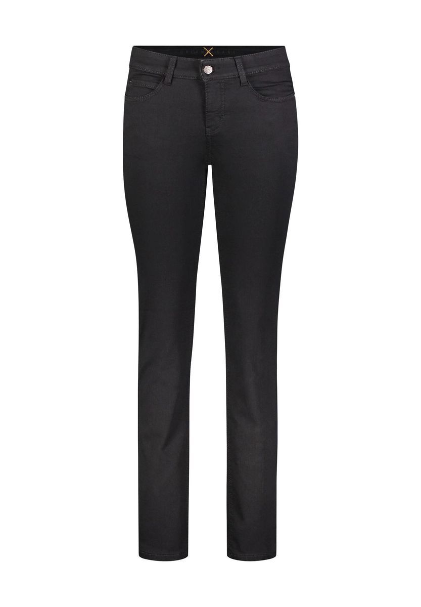 Klassische Straight-Leg-Jeans mit niedrigem Bund