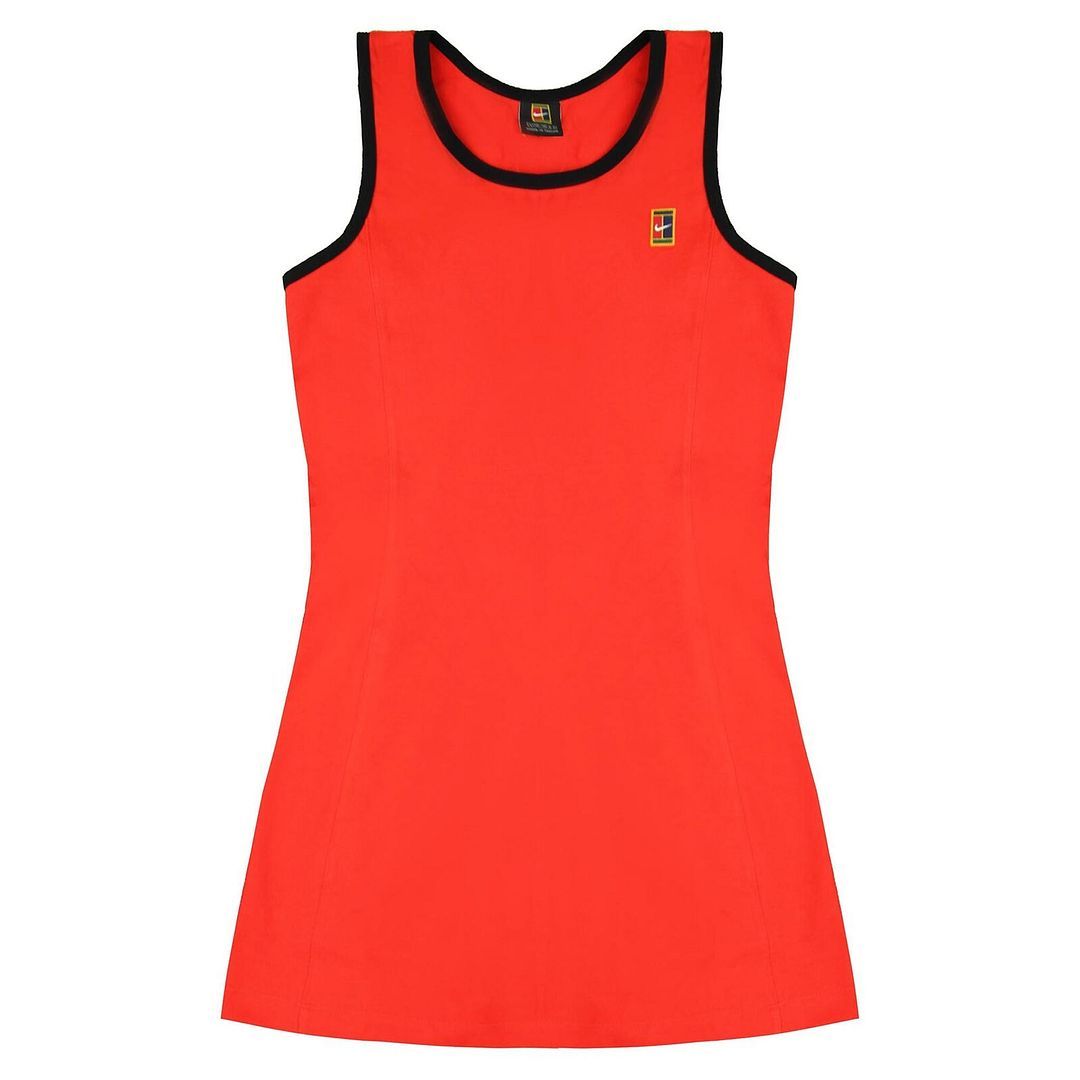 Ärmelloses Crewneck Tennis-Kleid