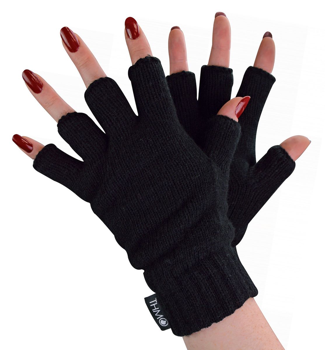 Wärmeisolierende fingerlose Handschuhe