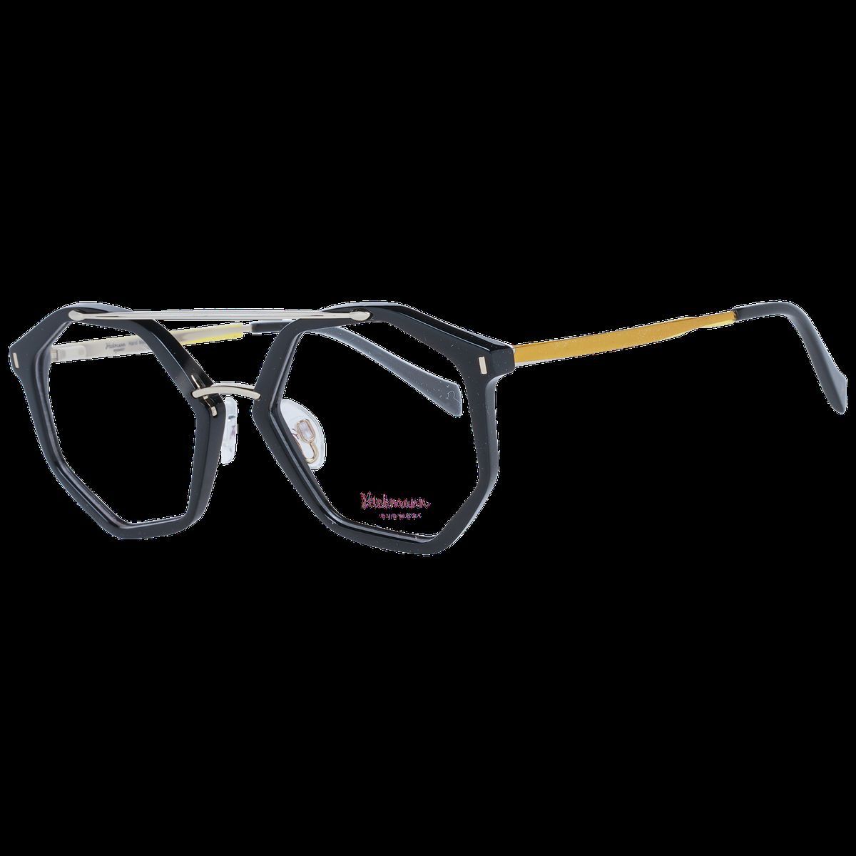 Geometrische Hexagonal-Brille mit Doppelsteg