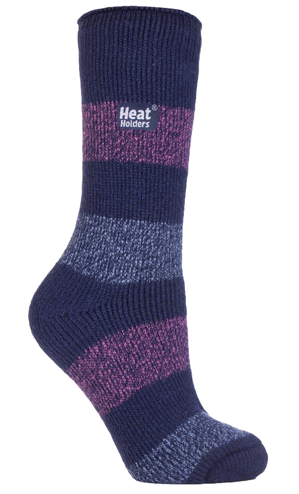 Gestreifte Ultra Thermosocken für Winter
