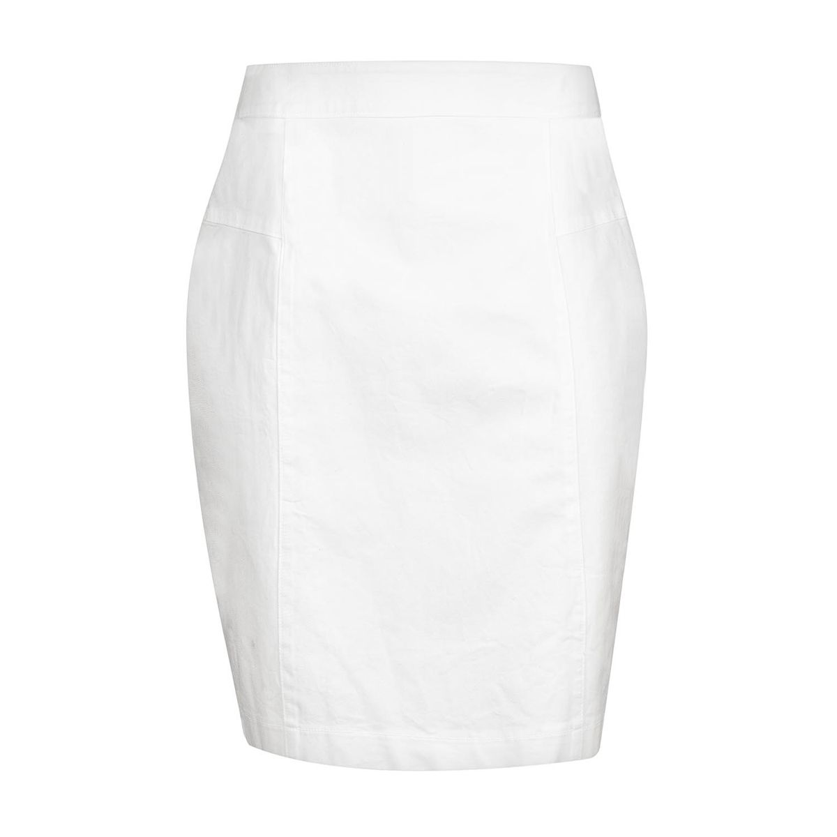 Eleganter weißer Bleistiftrock
