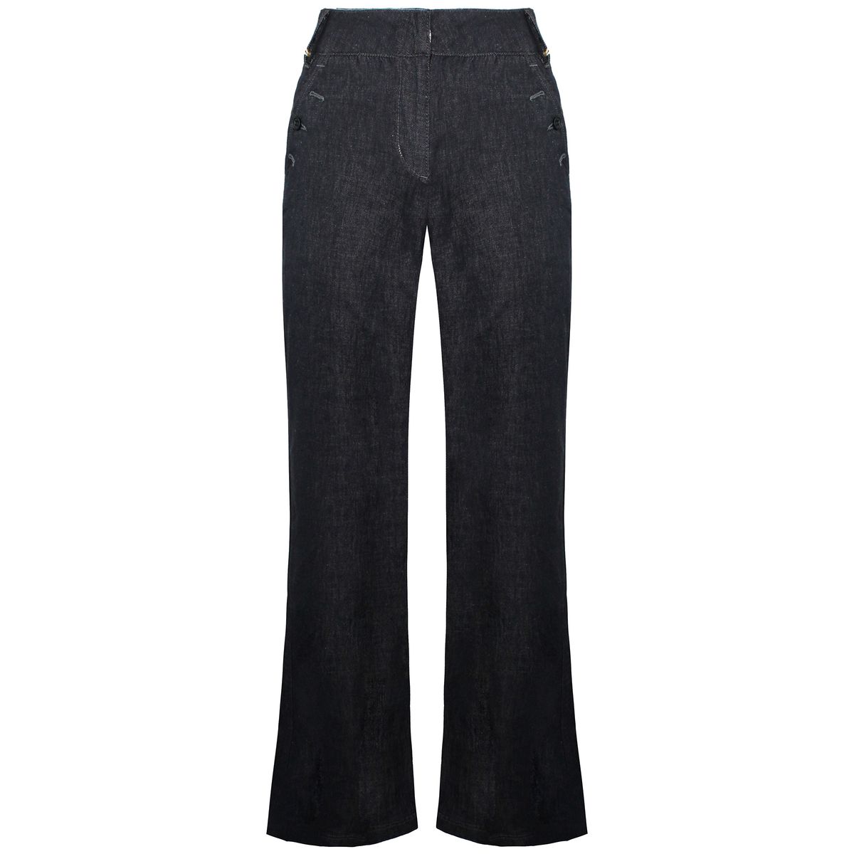 Entspannte Matrosenhose mit weitem Bein