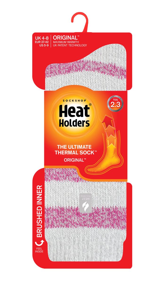 Gestreifte Dicke Thermosocken