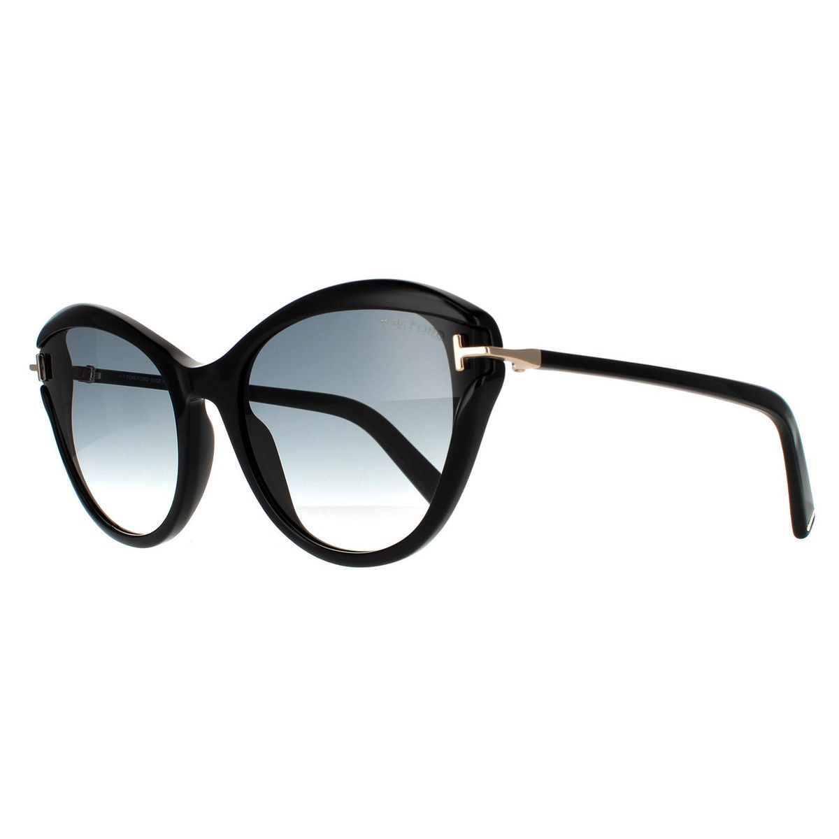 Elegante Cat-Eye-Sonnenbrille mit Signature-Hardware