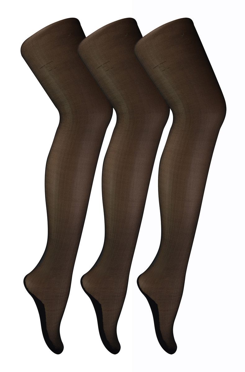 Glänzende Strumpfhose mit Rücknaht