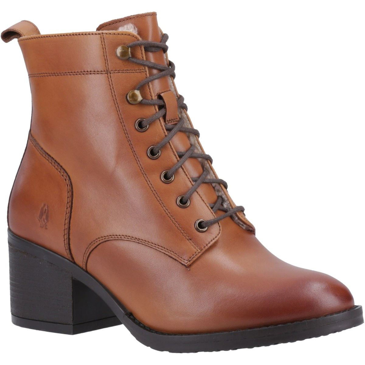 Klassische Leder-Schnürstiefeletten