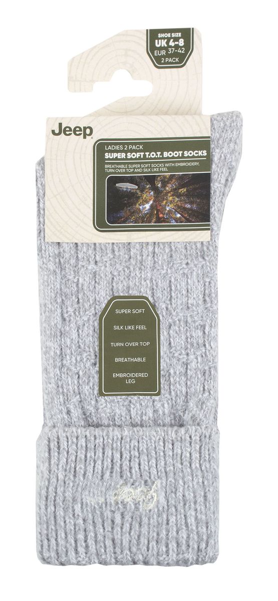 Gerippte Boot-Socken mit Umschlag
