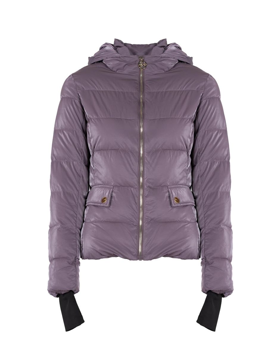 Gesteppte Daunenjacke mit Kapuze