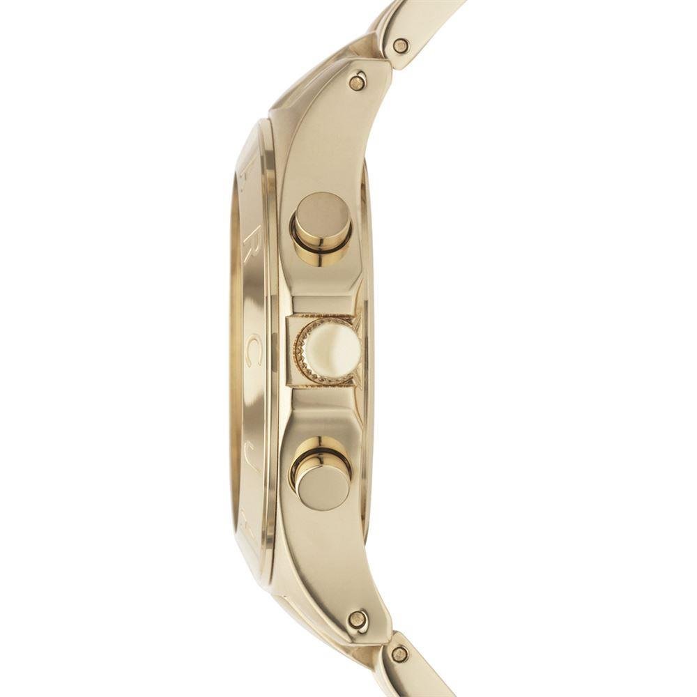 Elegante goldfarbene Chronographen-Uhr