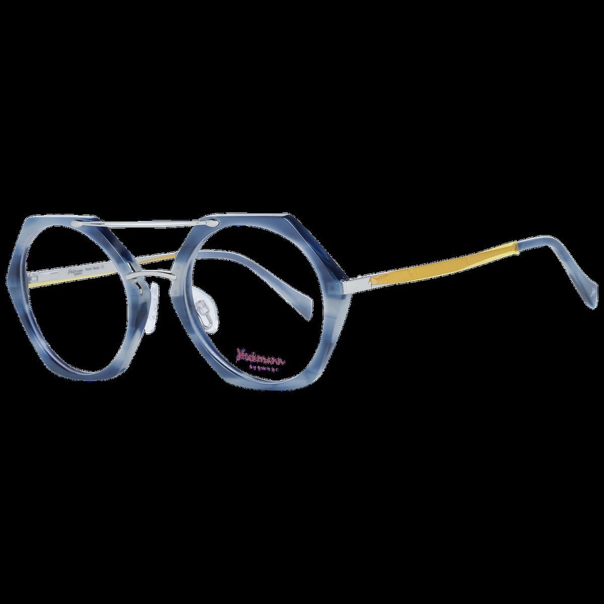 Hexagonale Brille mit Doppelsteg
