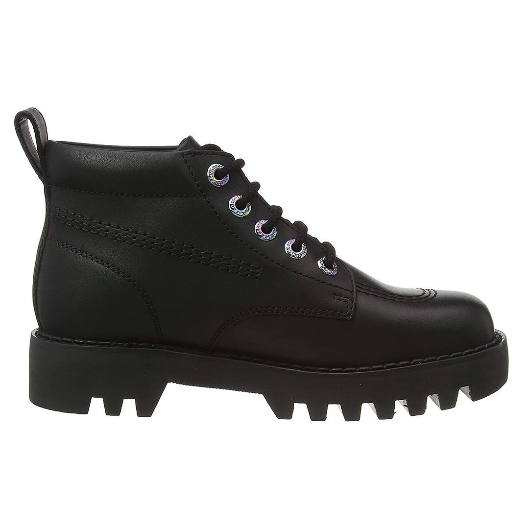 Klobige Schnürstiefel mit Plateau