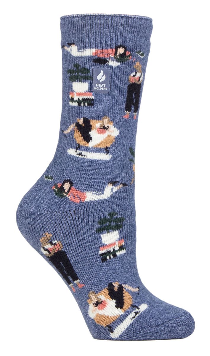Thermosocken mit Buchliebhaber-Motiv