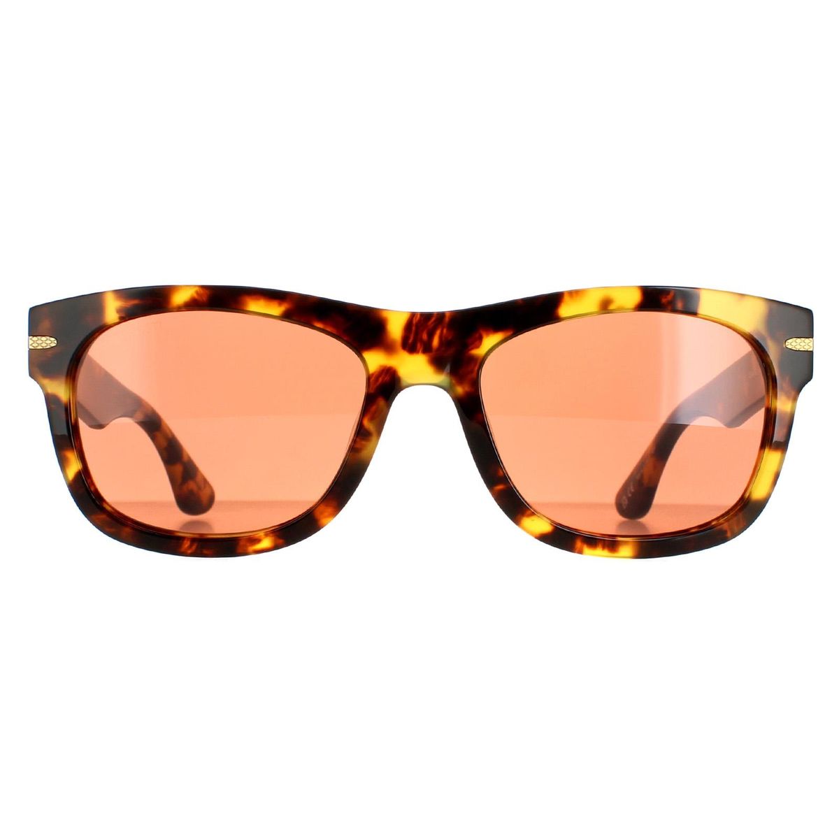 Eckige Acetat-Sonnenbrille mit getönten Gläsern