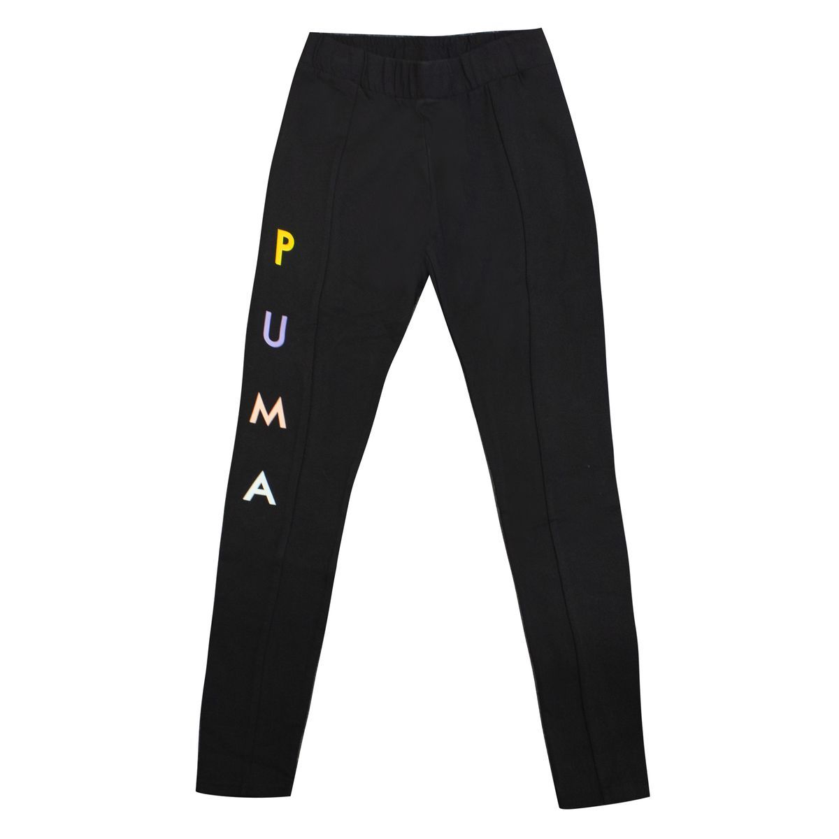Athletik-Leggings mit vertikalem Logo