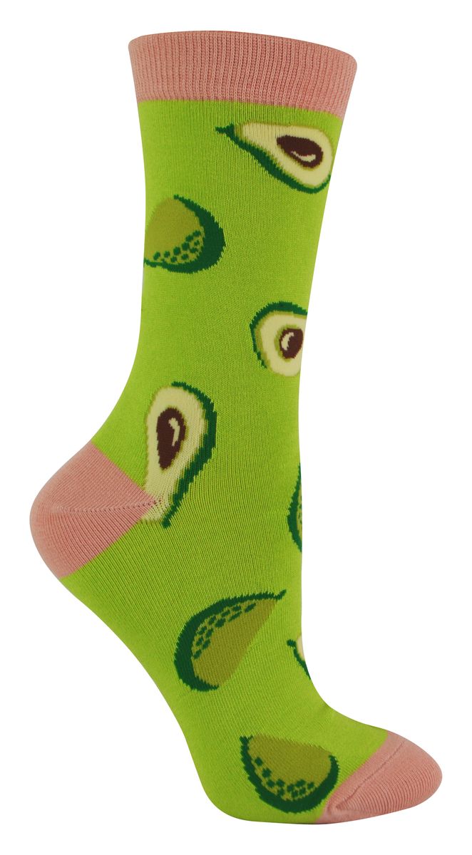 Bambussocken mit Avocado-Print