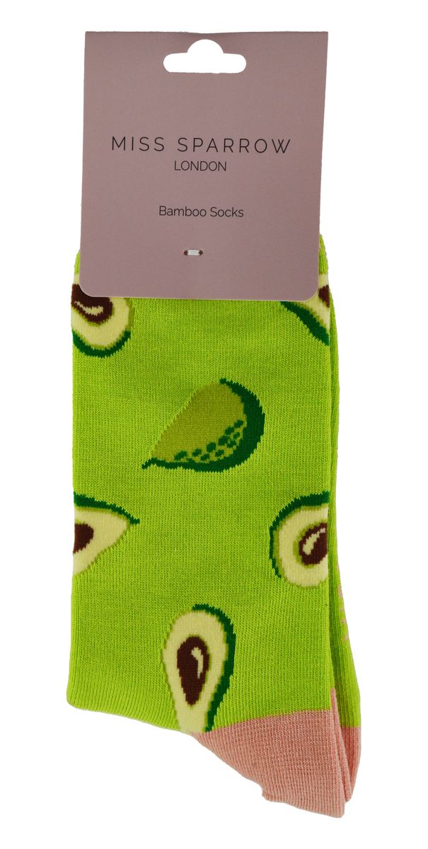 Bambussocken mit Avocado-Print