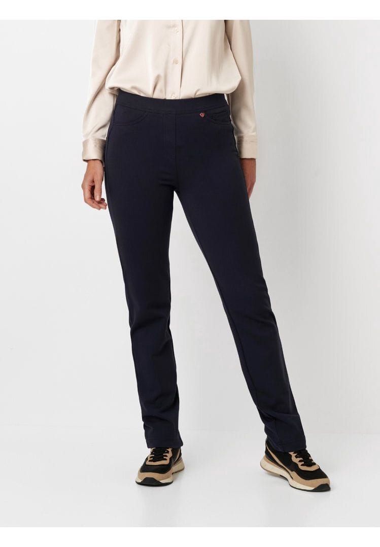 Slim-Fit Jersey-Hose mit Schlupfbund