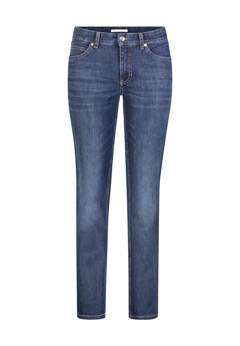 Straight-Fit-Jeans mit mittlerer Bundhöhe