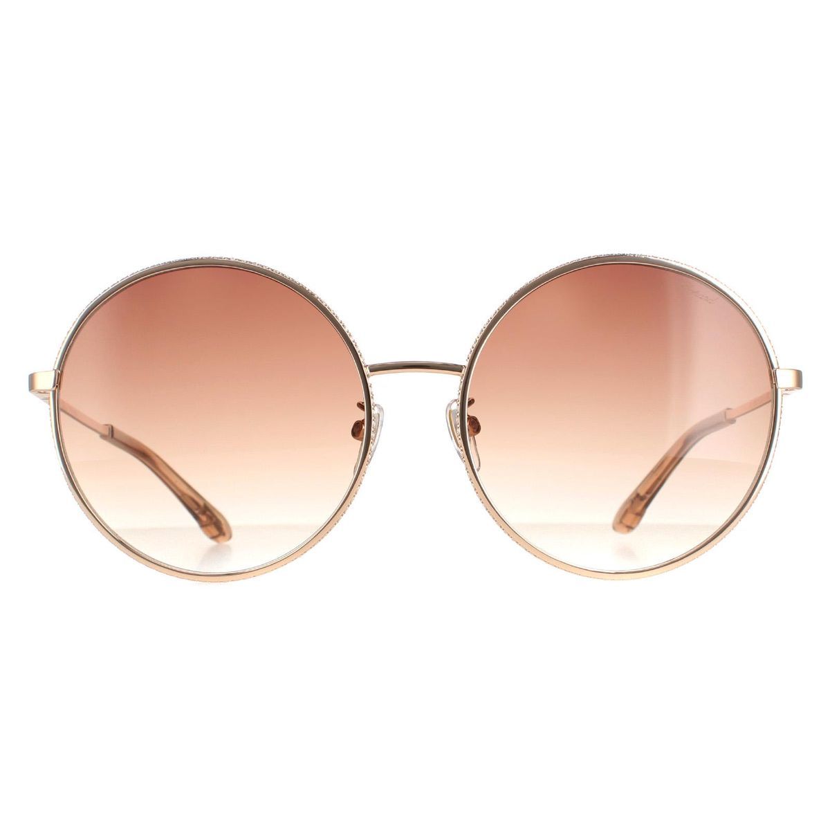 Oversized Runde Sonnenbrille mit Farbverlauf