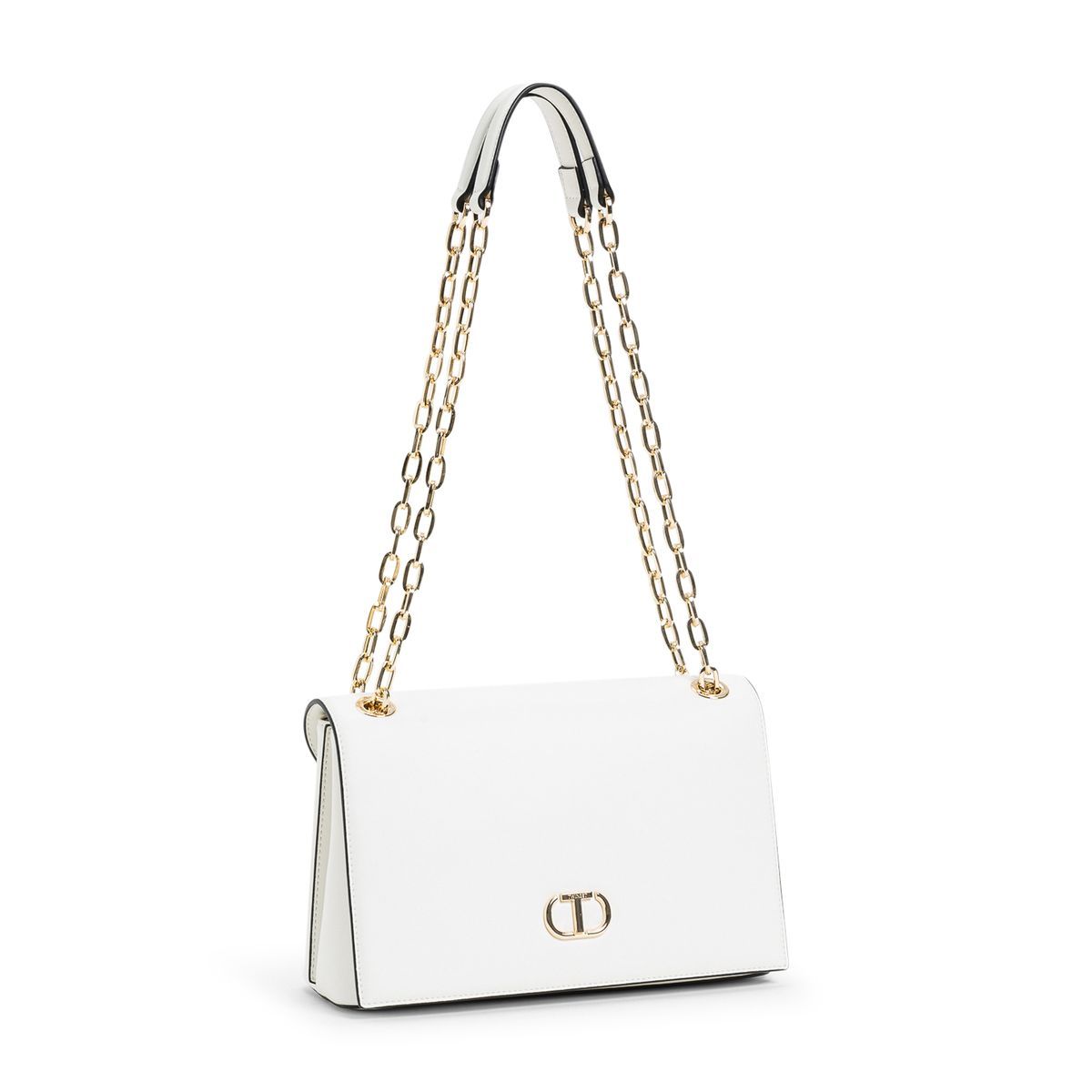 Elegante Umschlagtasche mit Kettengurt