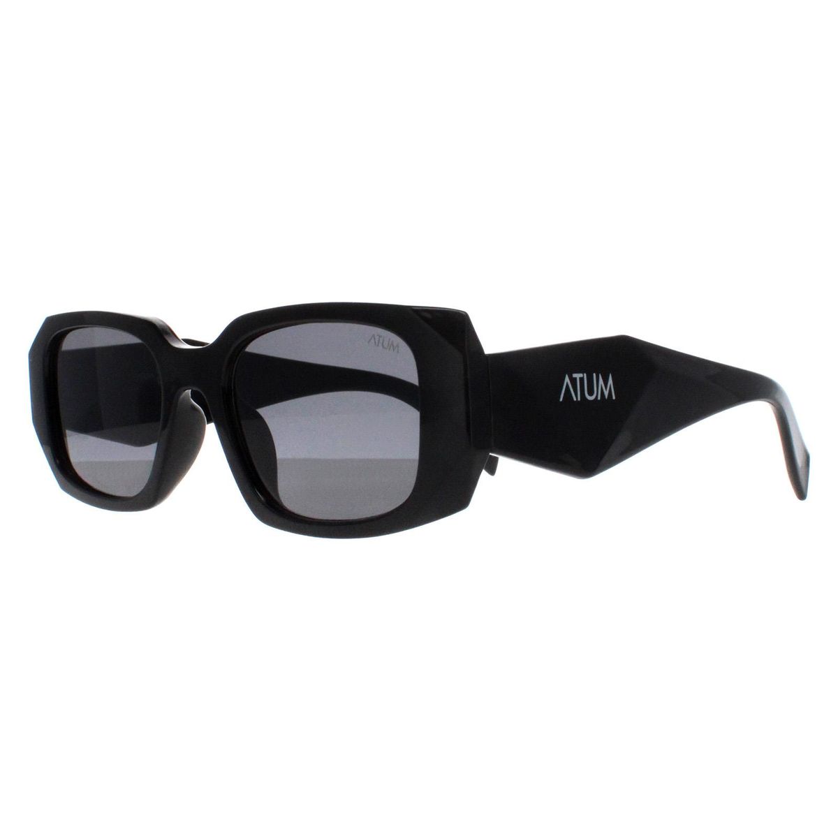 Eckige Sonnenbrille mit breitem Rahmen