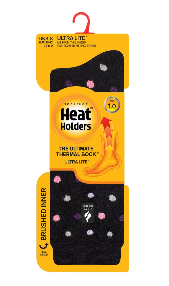 Ultra Lite Thermo-Polka-Dot-Socken