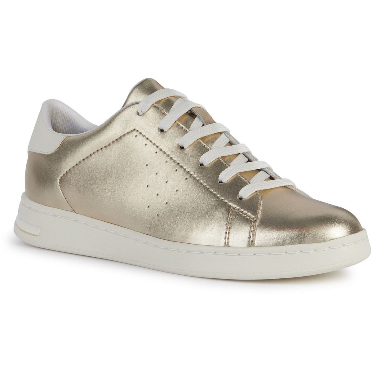 Metallische Low-Top Tennis-Sneaker