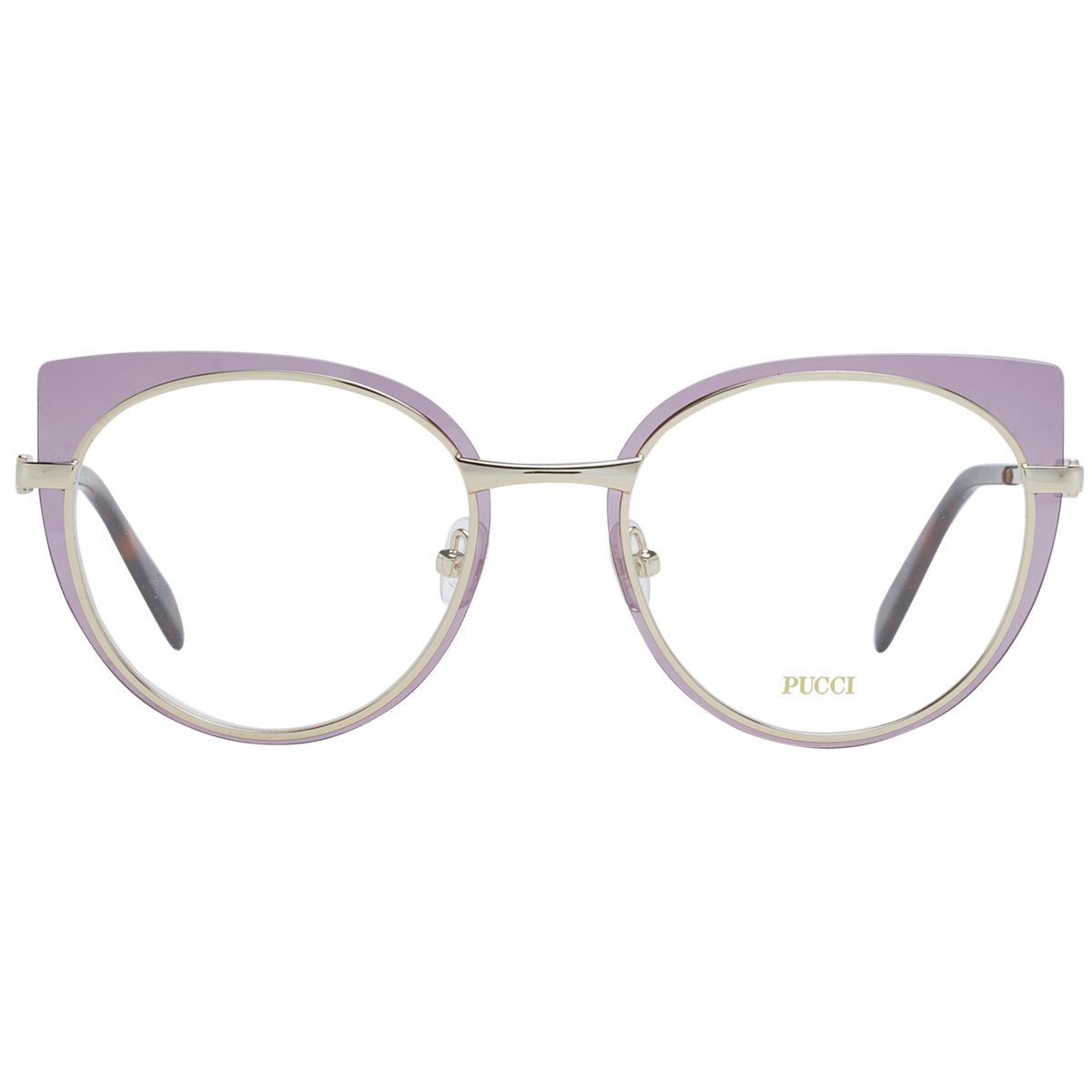 Elegante Cat-Eye Metallbrille