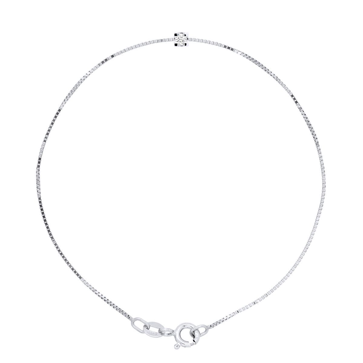 Venezianerketten-Armband mit Diamant