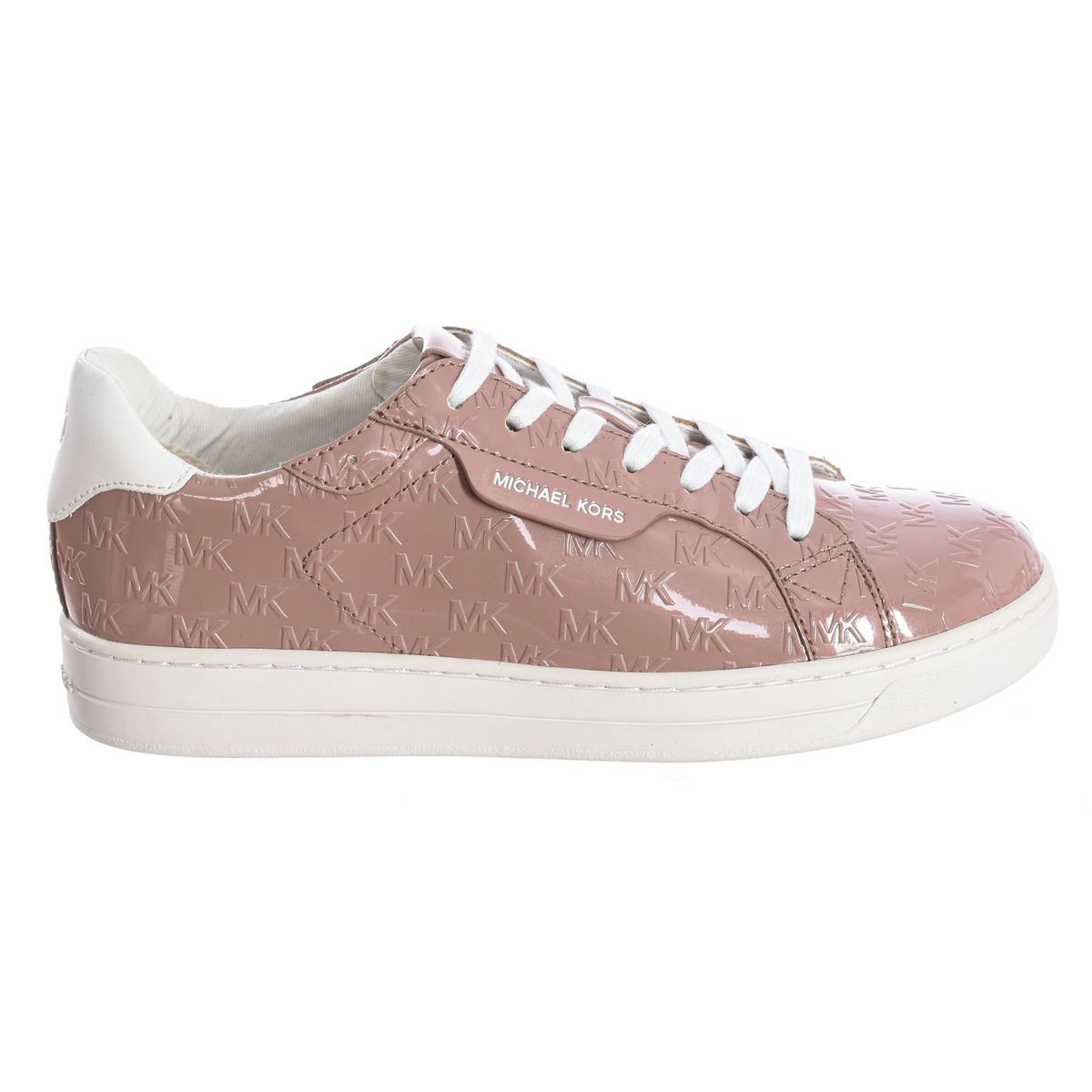 Sneaker aus Lackleder mit Logo-Prägung