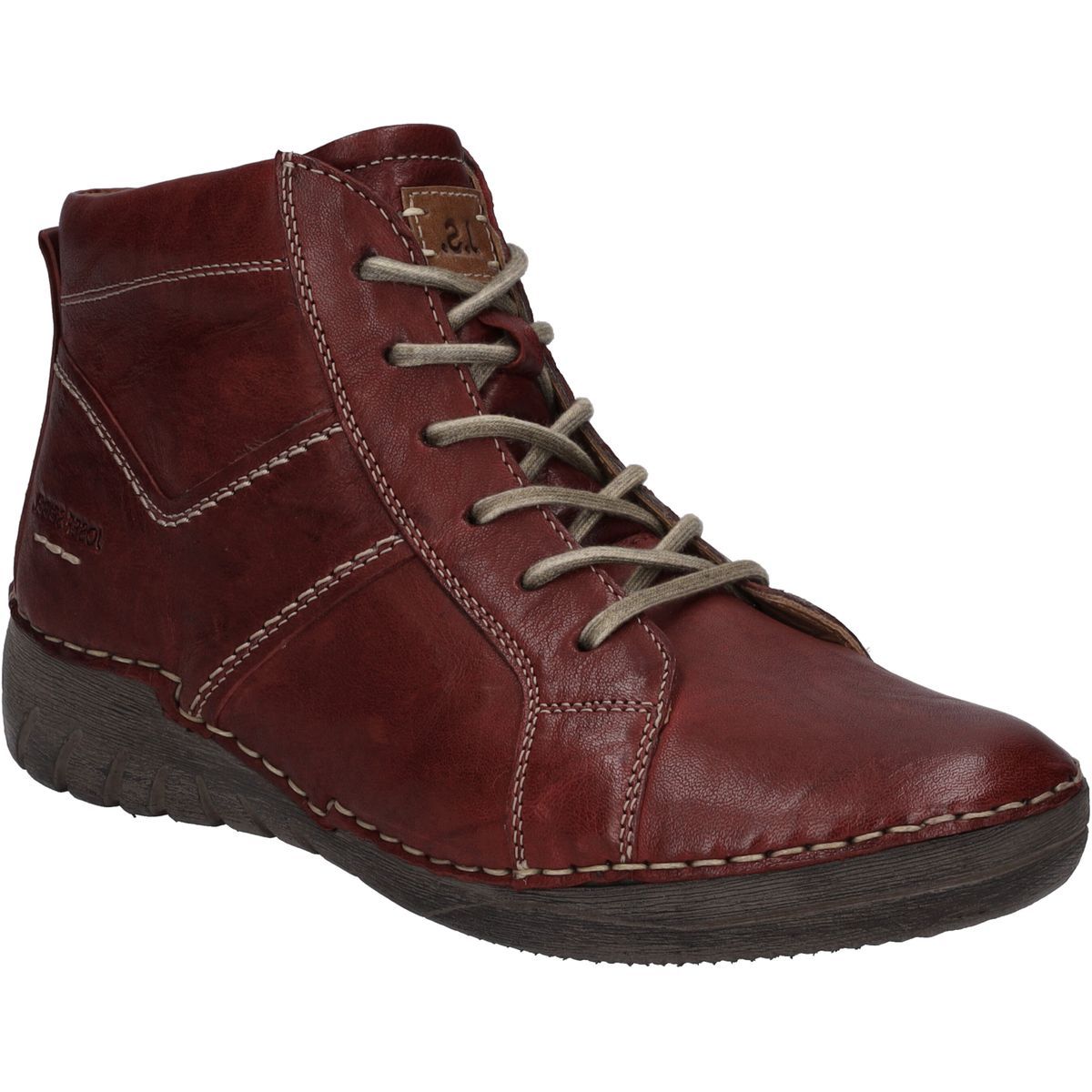 Handgenähte Lederstiefeletten zum Schnüren