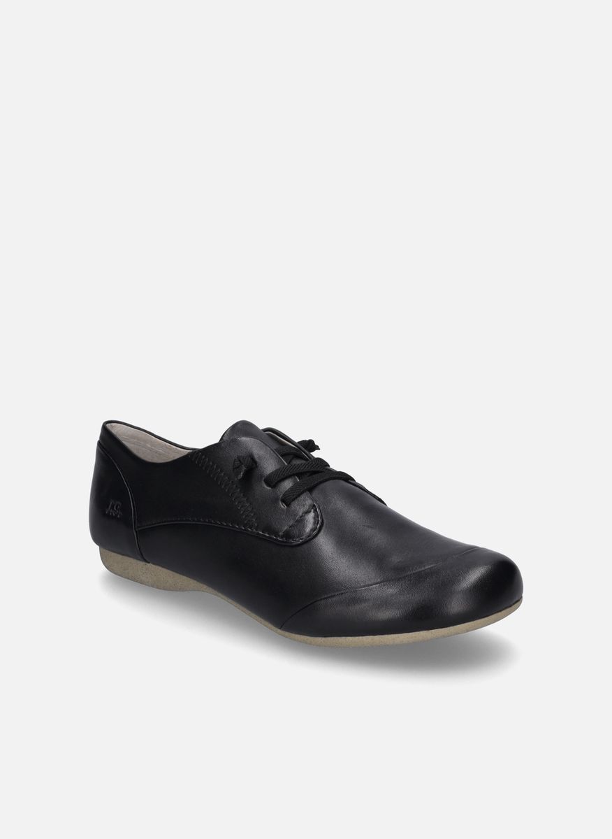Minimalistische Leder-Schnürschuhe