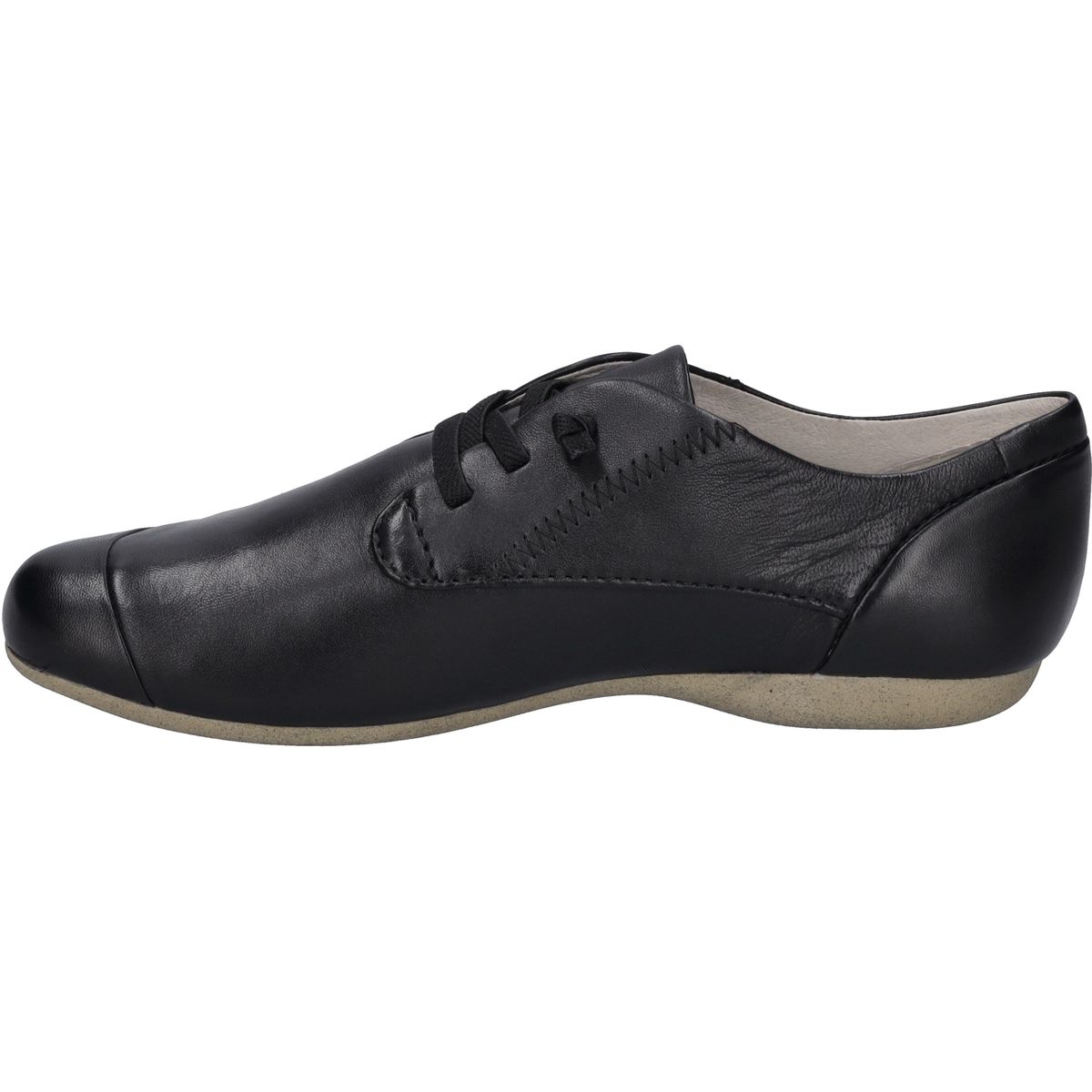 Minimalistische Leder-Schnürschuhe