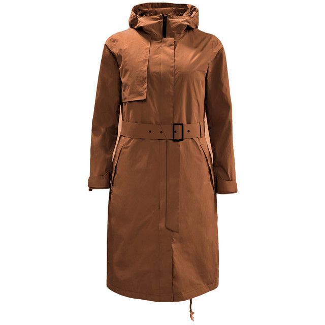 Technischer Kapuzen-Trenchcoat mit Gürtel