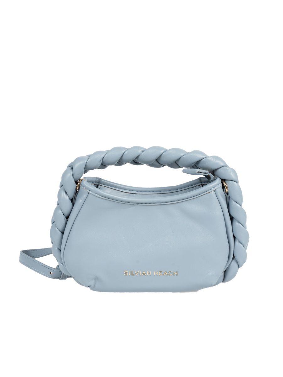 Mini-Handtasche mit geflochtenem Griff