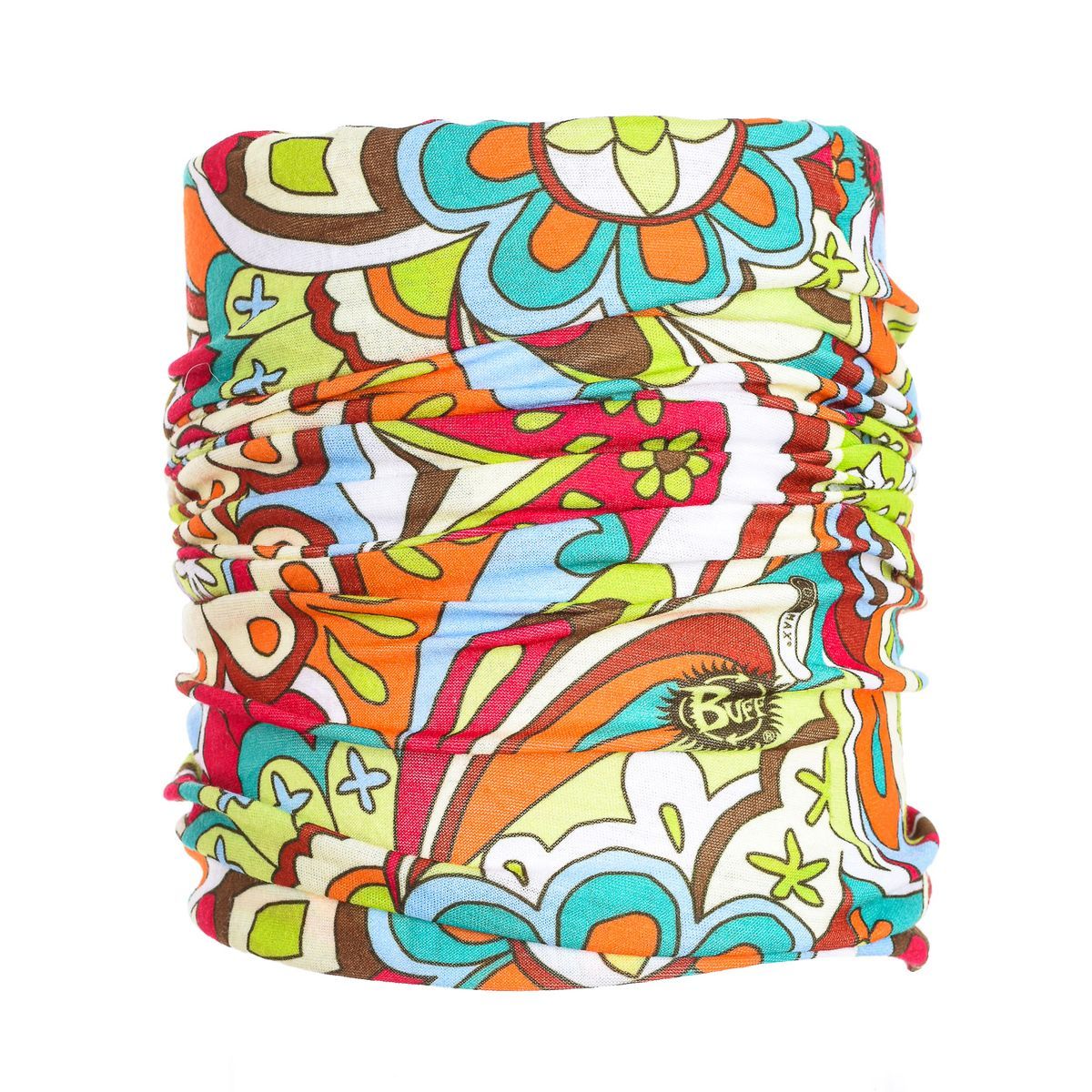 Multifunktionaler Schlauchschal mit Blumenmuster