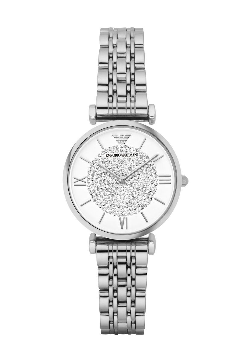 Schimmernde Gianni Uhr mit Kristallbesatz