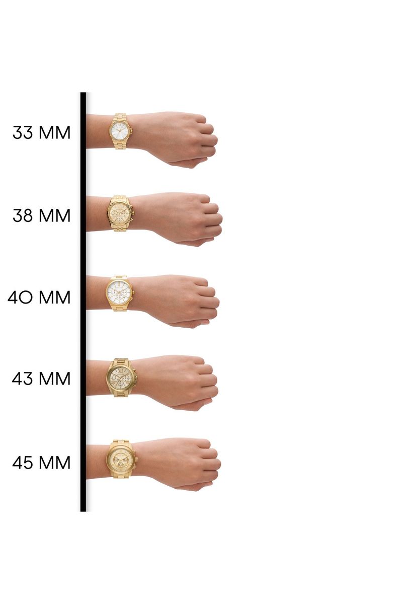 Kristallbesetzter Chronograph in Roségold