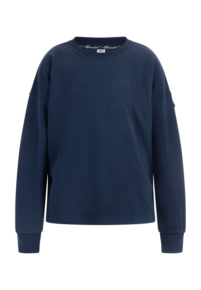 Oversize-Sweatshirt mit Rundhalsausschnitt