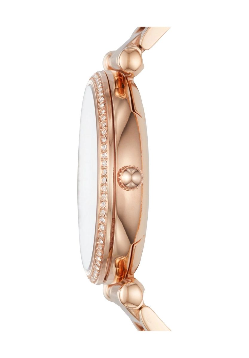 Funkelnde Armbanduhr mit Kristallbesatz